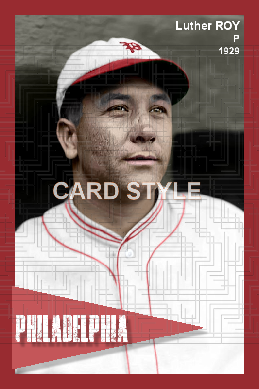 Luther Roy - 1929 Philadelphia Phillies - choose a size & style