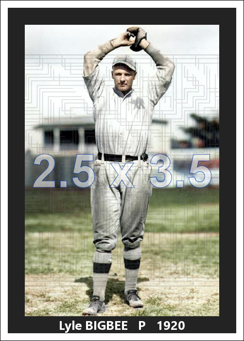 Lyle Bigbee - 1920 Philadelphia Athletics - choose a size & style