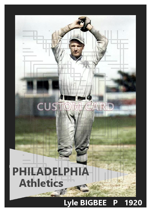 Lyle Bigbee - 1920 Philadelphia Athletics - choose a size & style