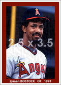 Lyman Bostock - 1978 California Angels - choose a size & style