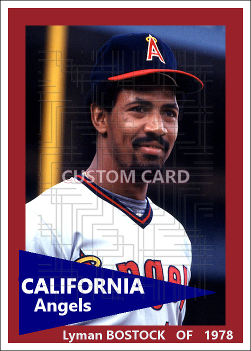 Lyman Bostock - 1978 California Angels - choose a size & style