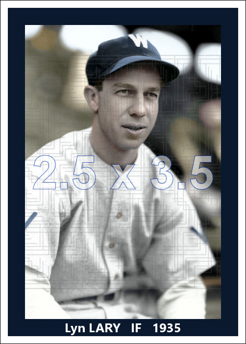 Lyn Lary - 1935 Washington Senators - choose a size & style