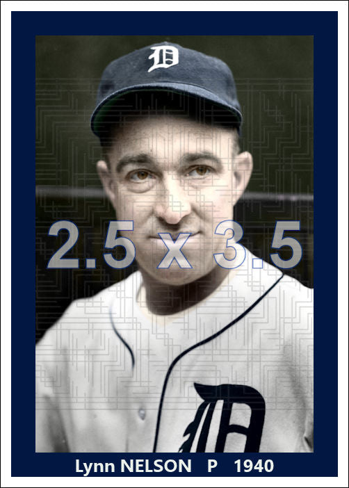 Lynn Nelson - 1940 Detroit Tigers - choose a size & style