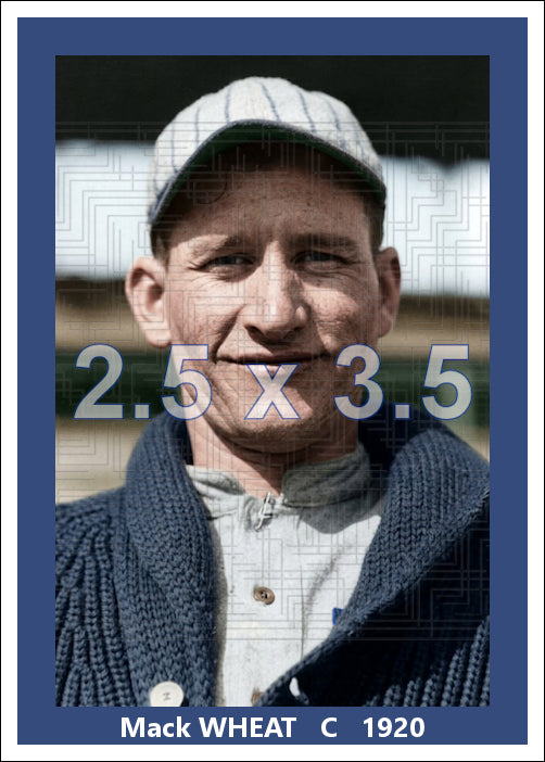 Mack Wheat - 1920 Philadelphia Phillies - choose a size & style