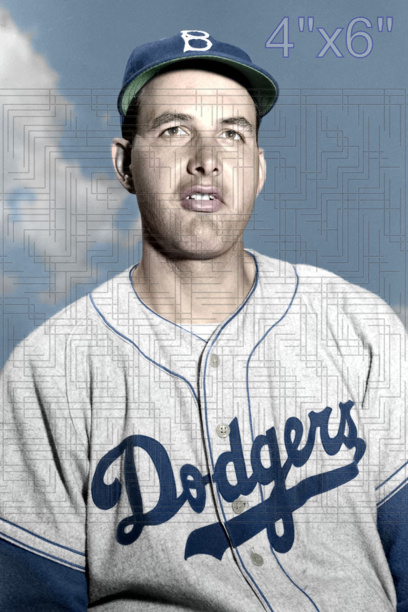 Mal Mallette - 1950 Brooklyn Dodgers - choose a size & style
