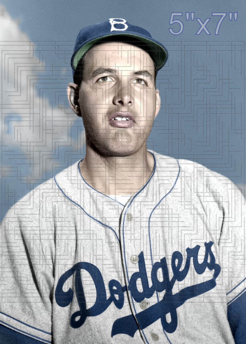 Mal Mallette - 1950 Brooklyn Dodgers - choose a size & style