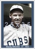 Mandy Brooks - 1925 Chicago Cubs - choose a size & style