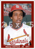 Manny Castillo - 1977 St. Louis Cardinals - choose a size & style