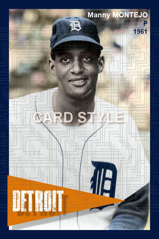 Manny Montejo - 1961 Detroit Tigers - choose a size & style