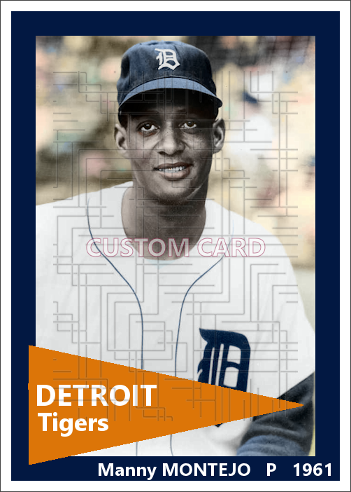 Manny Montejo - 1961 Detroit Tigers - choose a size & style