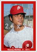 Manny Muniz - 1971 Philadelphia Phillies - choose a size & style