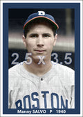 Manny Salvo - 1940 Boston Bees - choose a size & style