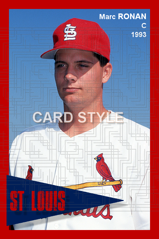Marc Ronan - 1992 St. Louis Cardinals - choose a size & style