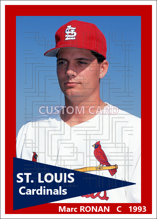 Marc Ronan - 1992 St. Louis Cardinals - choose a size & style