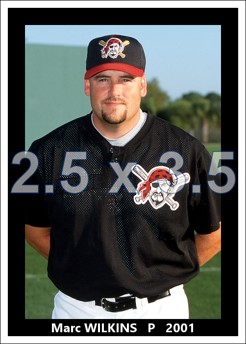 Marc Wilkins - 2001 Pittsburgh Pirates - choose a size & style
