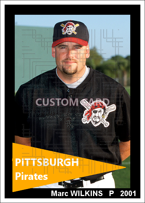 Marc Wilkins - 2001 Pittsburgh Pirates - choose a size & style