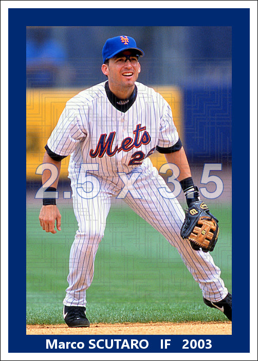 Marco Scutaro - 2003 New York Mets - pose A -choose a size & style