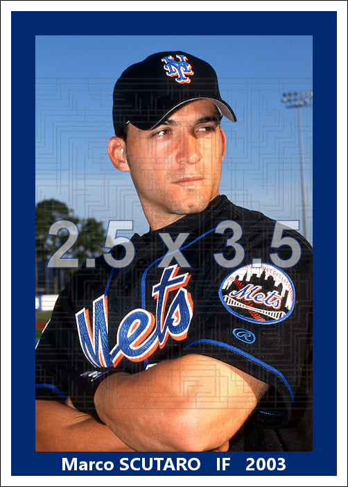 Marco Scutaro - 2003 New York Mets - pose B - choose a size & style