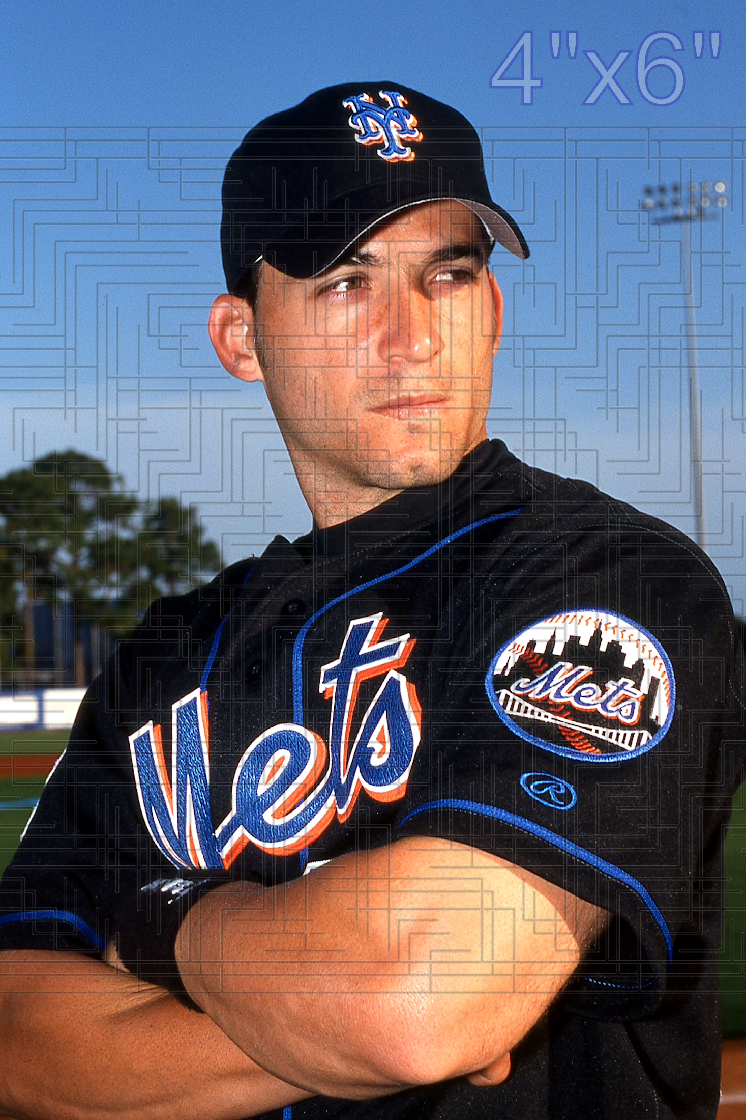 Marco Scutaro - 2003 New York Mets - pose B - choose a size & style