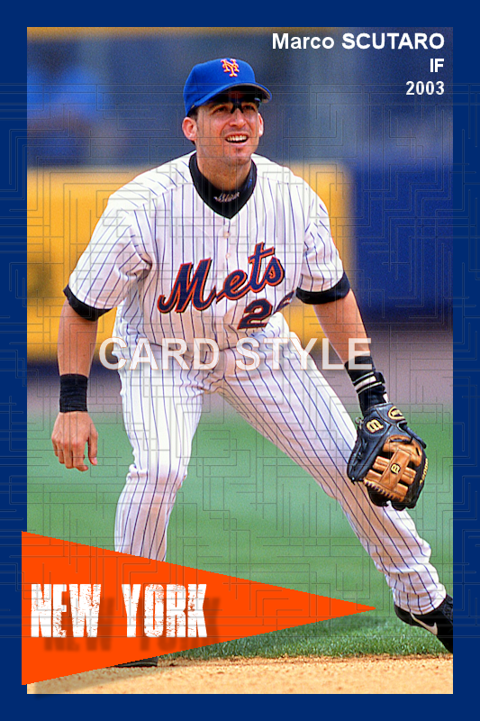 Marco Scutaro - 2003 New York Mets - pose A -choose a size & style