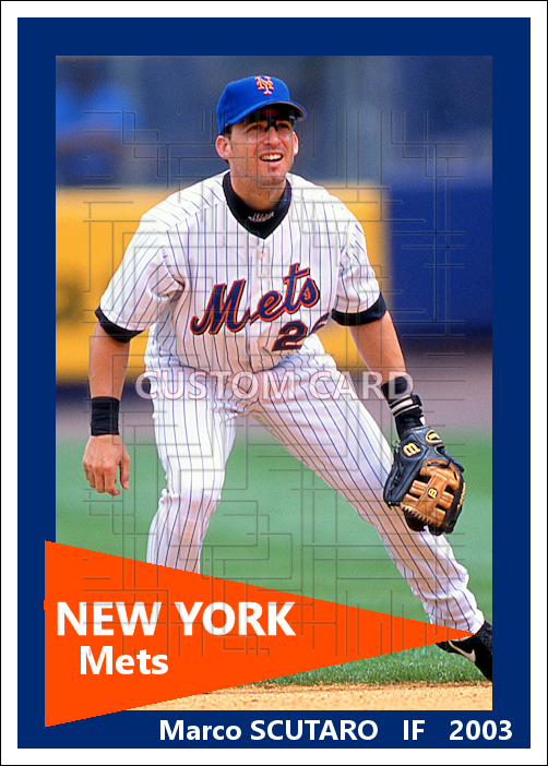 Marco Scutaro - 2003 New York Mets - pose A -choose a size & style