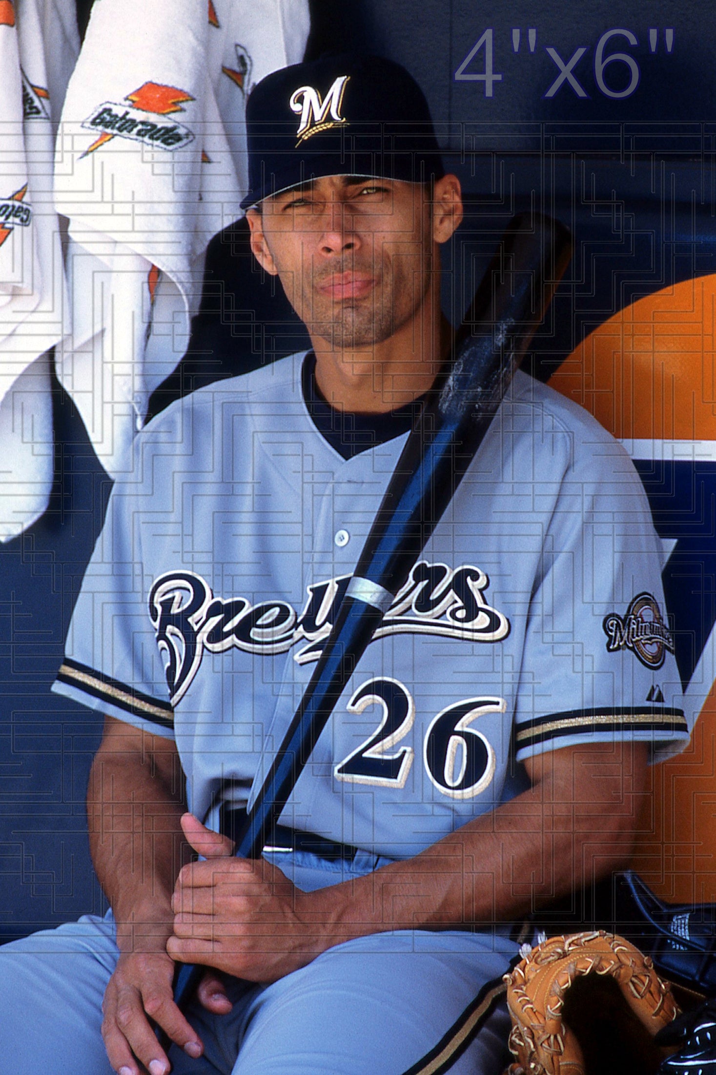 Marcus Jensen - 2002 Milwaukee Brewers - choose a size & style