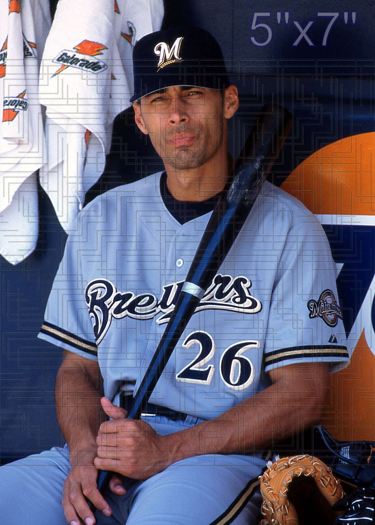 Marcus Jensen - 2002 Milwaukee Brewers - choose a size & style