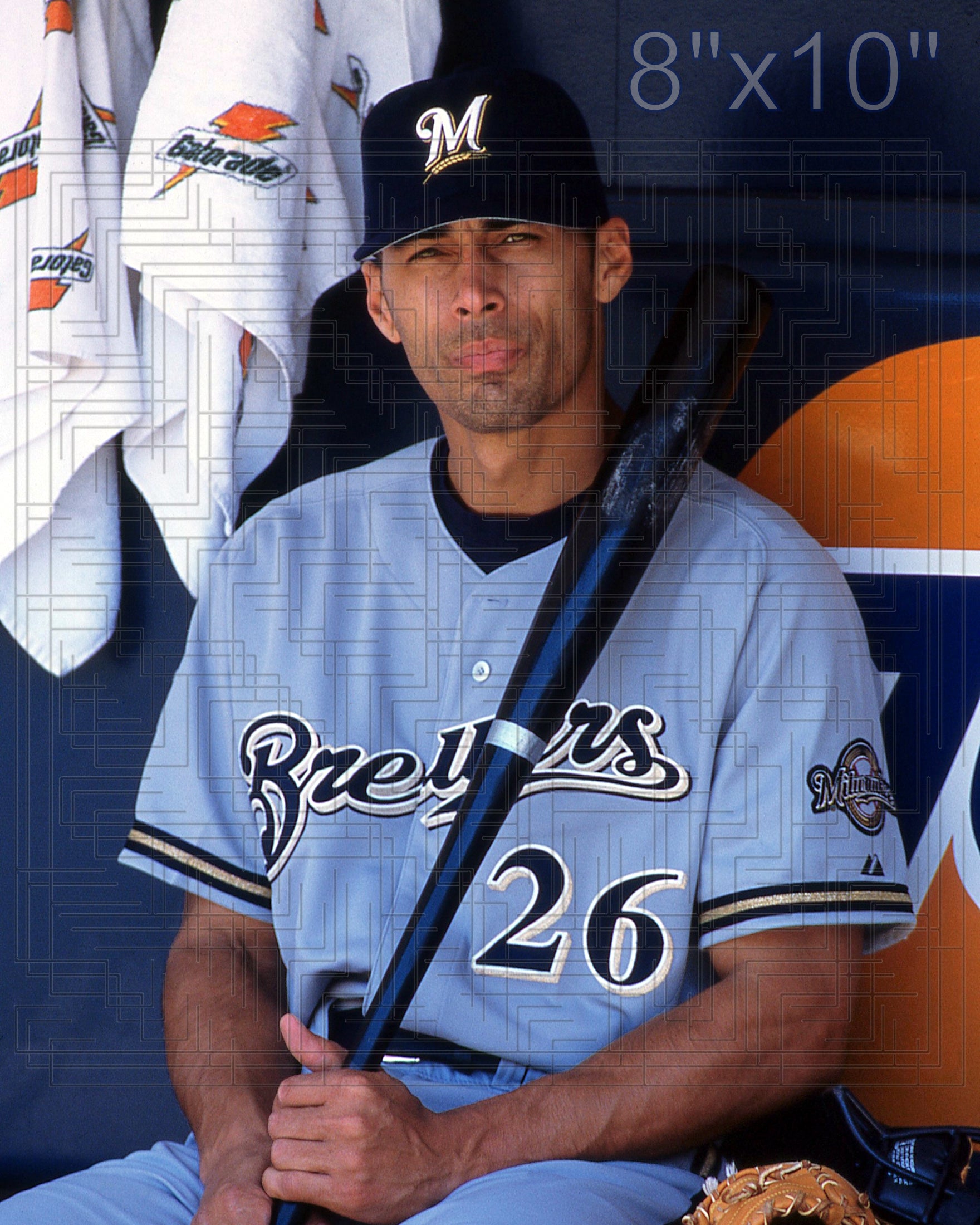 Marcus Jensen - 2002 Milwaukee Brewers - choose a size & style