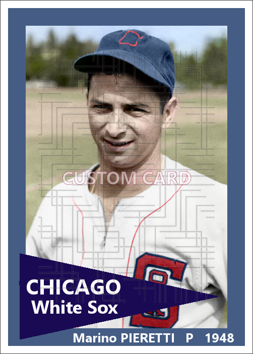 Marino Pieretti - 1948 Chicago White Sox - choose a size & style
