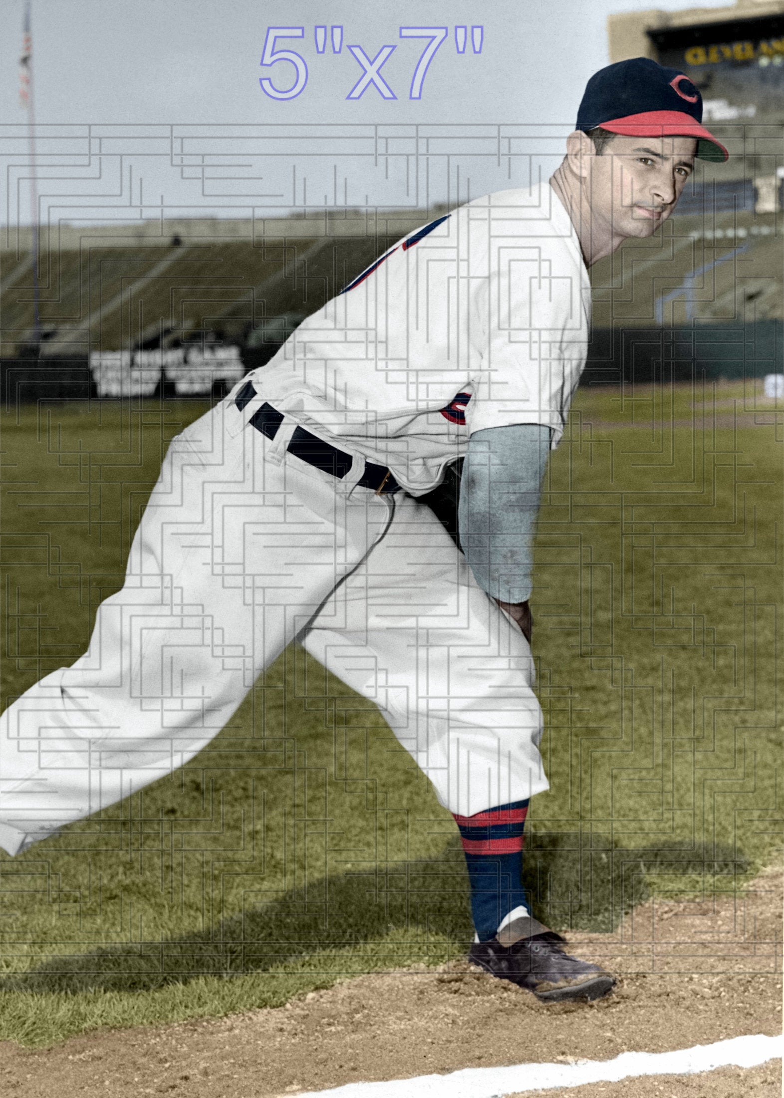 Marino Pieretti - 1950 Cleveland Indians - choose a size & style