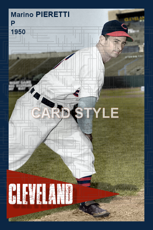 Marino Pieretti - 1950 Cleveland Indians - choose a size & style