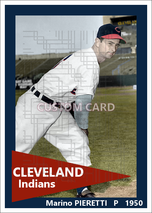 Marino Pieretti - 1950 Cleveland Indians - choose a size & style