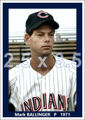 Mark Ballinger - 1971 Cleveland Indians - choose a size & style