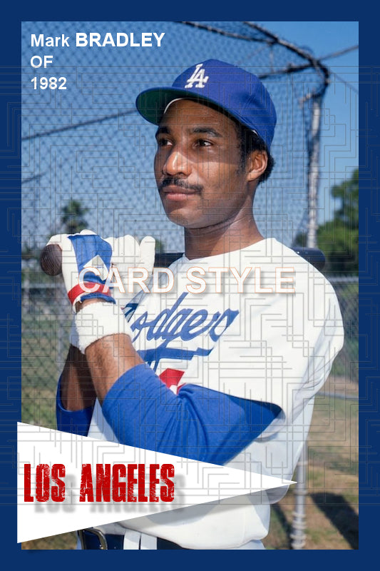 Mark Bradley - 1982 Los Angeles Dodgers - choose a size & style
