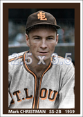 Mark Christman - 1939 St. Louis Browns - choose a size & style