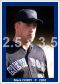 Mark Corey - 2002 New York Mets - pose B - choose a size & style