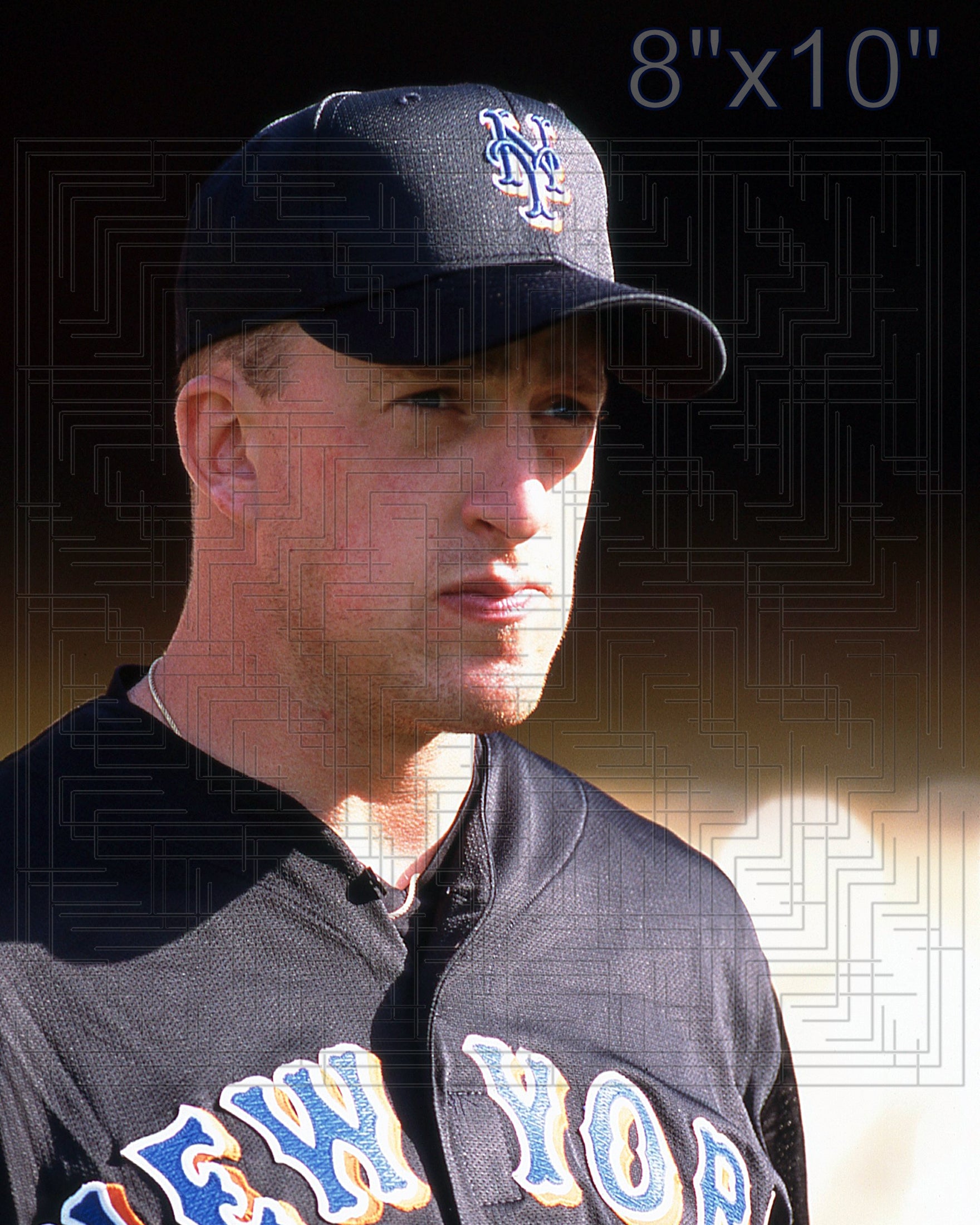 Mark Corey - 2002 New York Mets - pose B - choose a size & style
