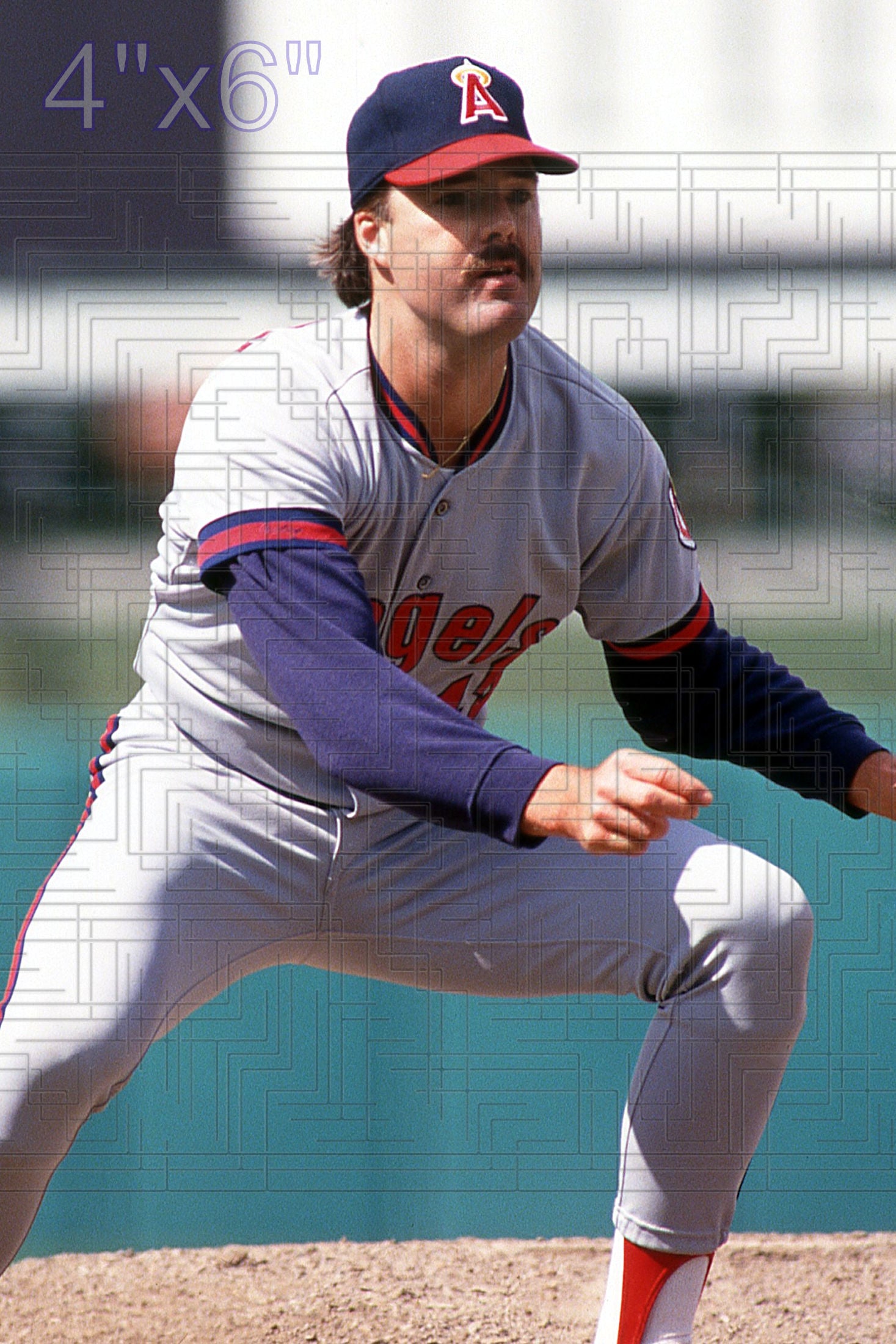 Mark Eichhorn - 1990 California Angels - choose a size & style