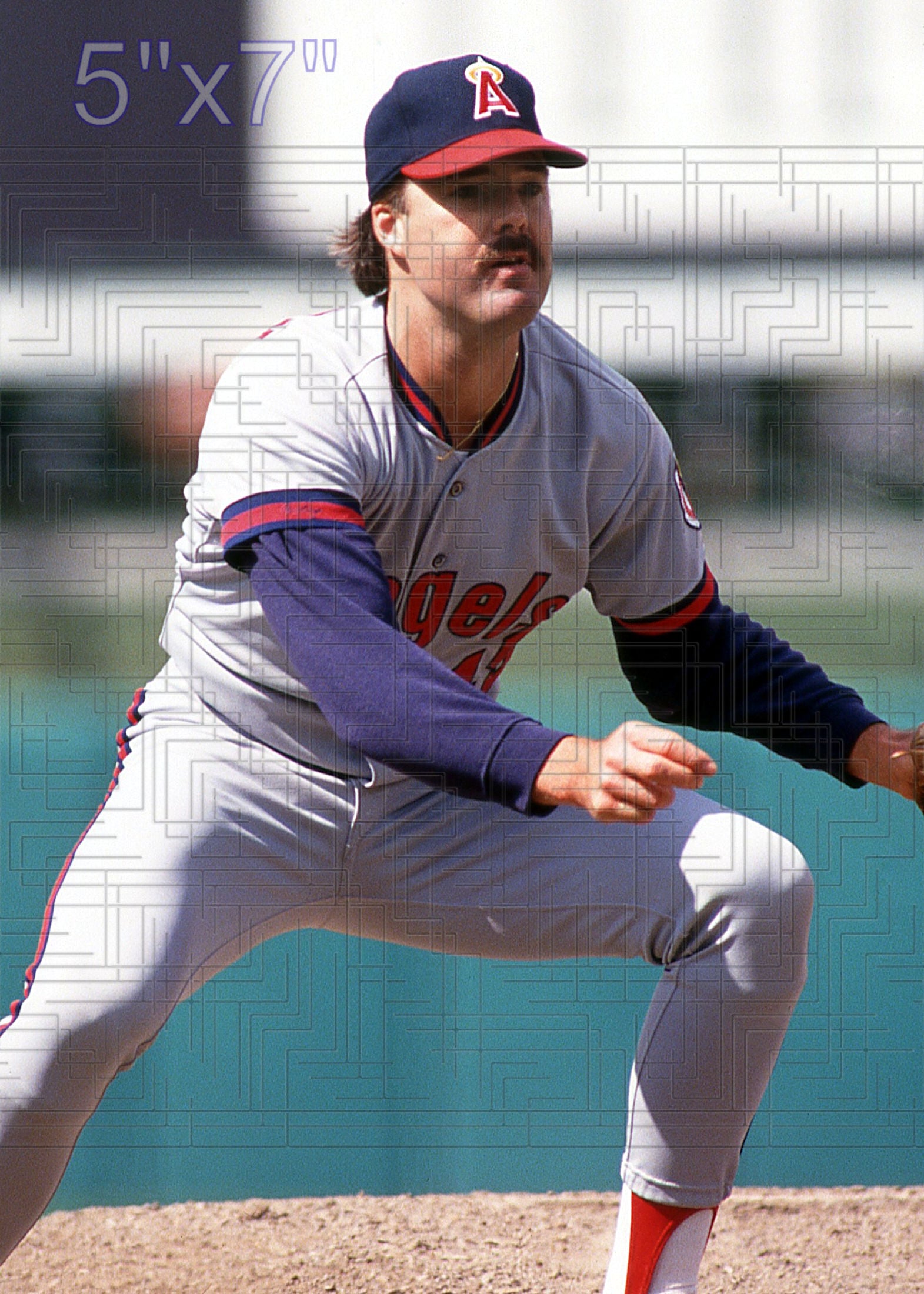 Mark Eichhorn - 1990 California Angels - choose a size & style