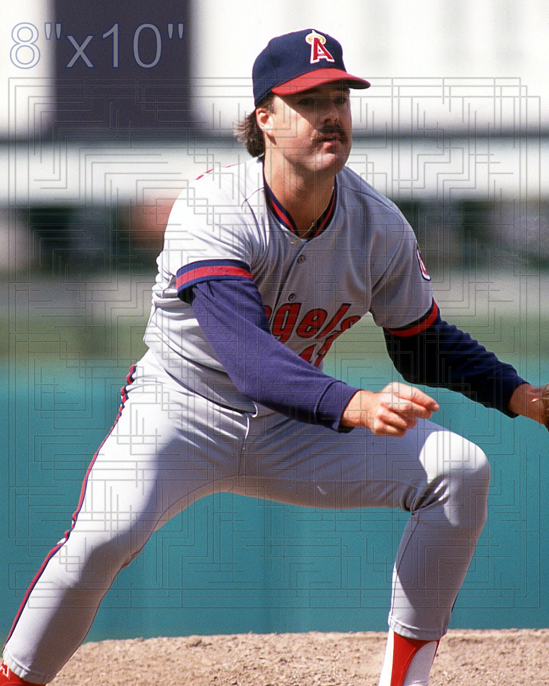Mark Eichhorn - 1990 California Angels - choose a size & style