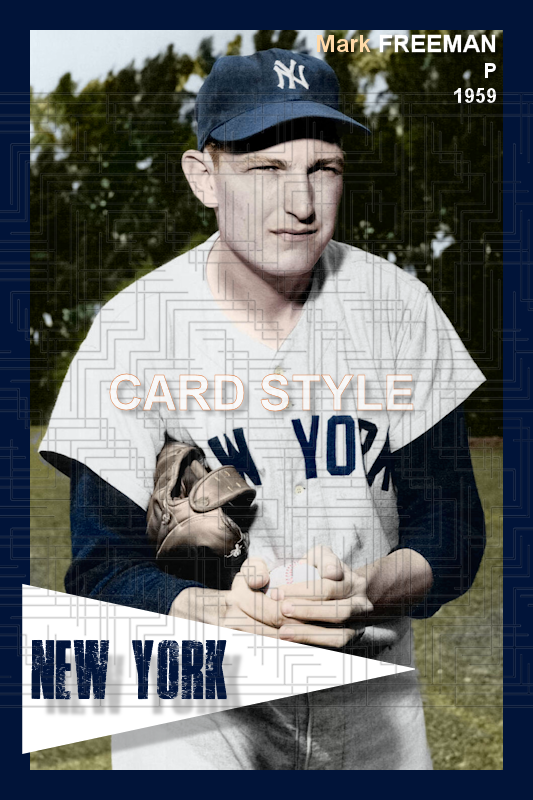 Mark Freeman - 1959 New York Yankees - choose a size & style