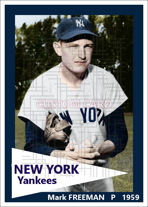 Mark Freeman - 1959 New York Yankees - choose a size & style