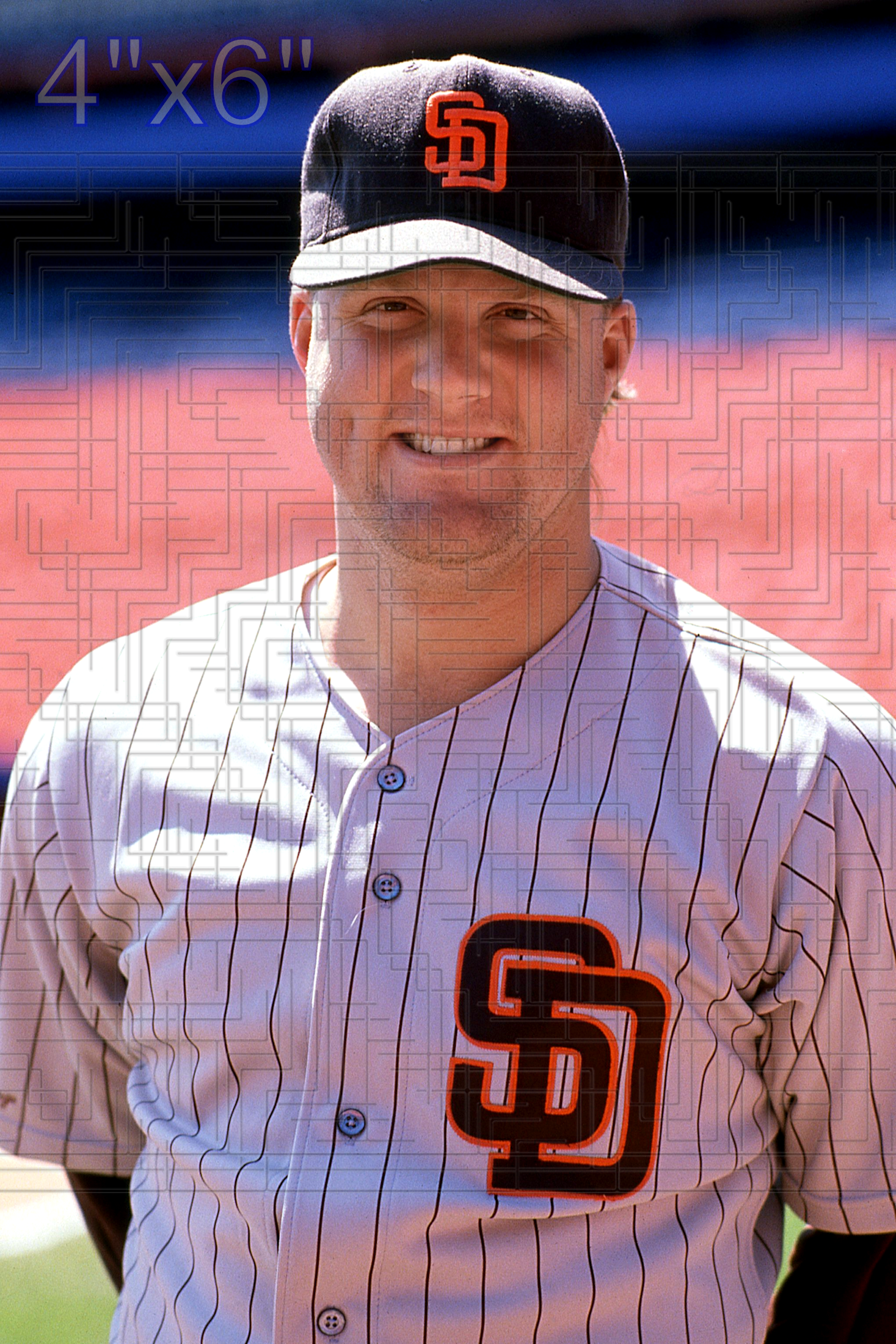 Mark Grant - 1990 San Diego Padres - choose a size & style