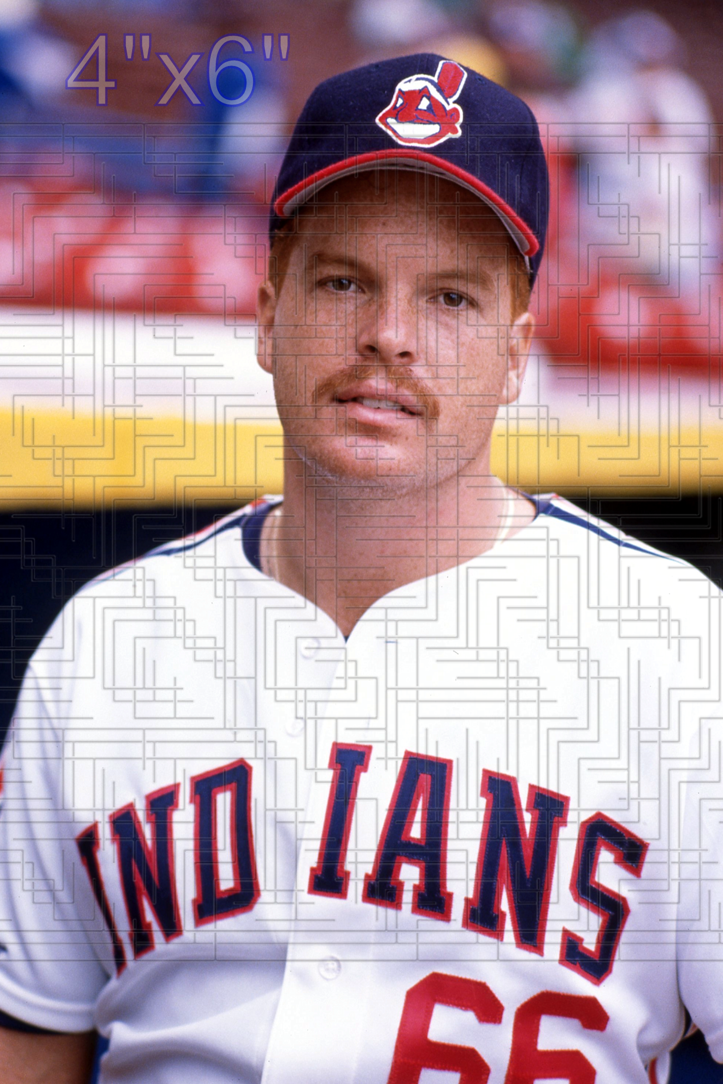 Mark Higgins - 1989 Cleveland Indians - choose a size & style