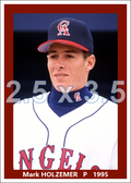 Mark Holzemer - 1995 California Angels - choose a size & style