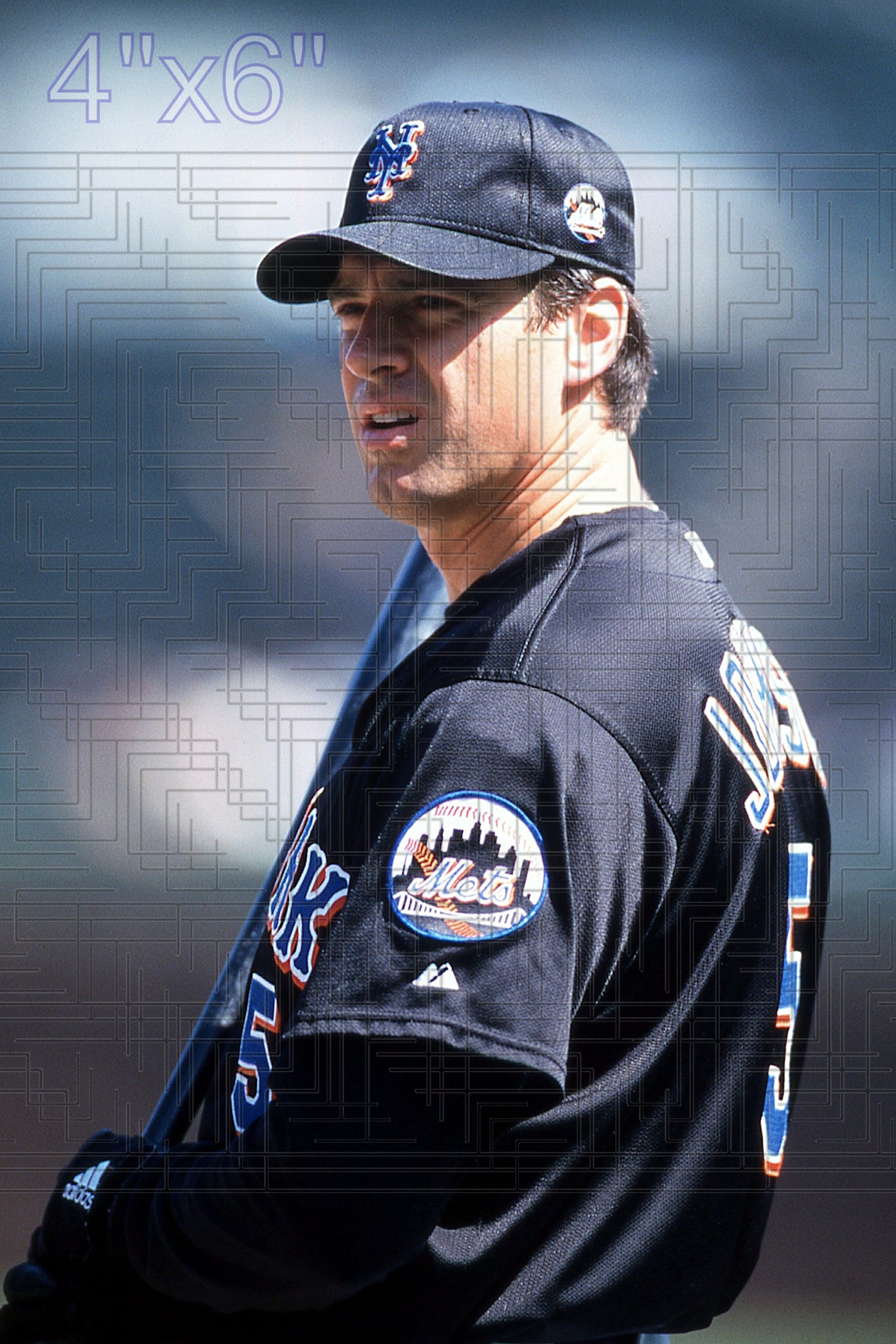 Mark Johnson - 2002 New York Mets - choose a size & style