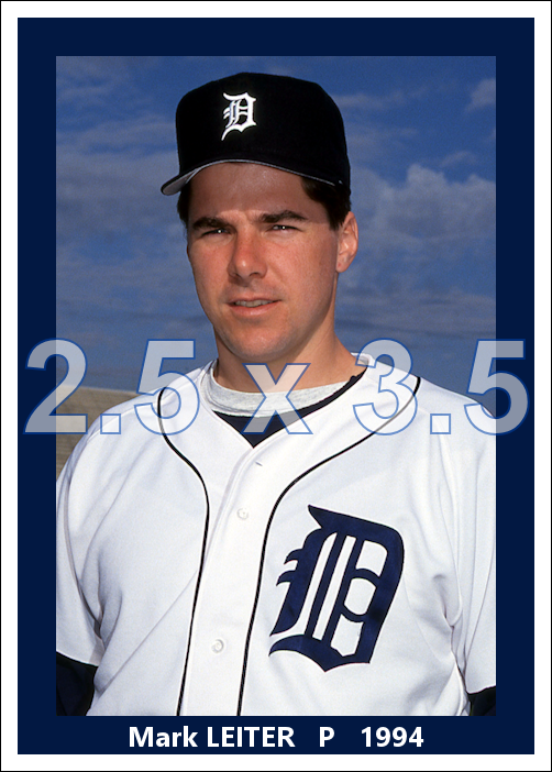 Mark Leiter - 1994 Detroit Tigers - choose a size & style