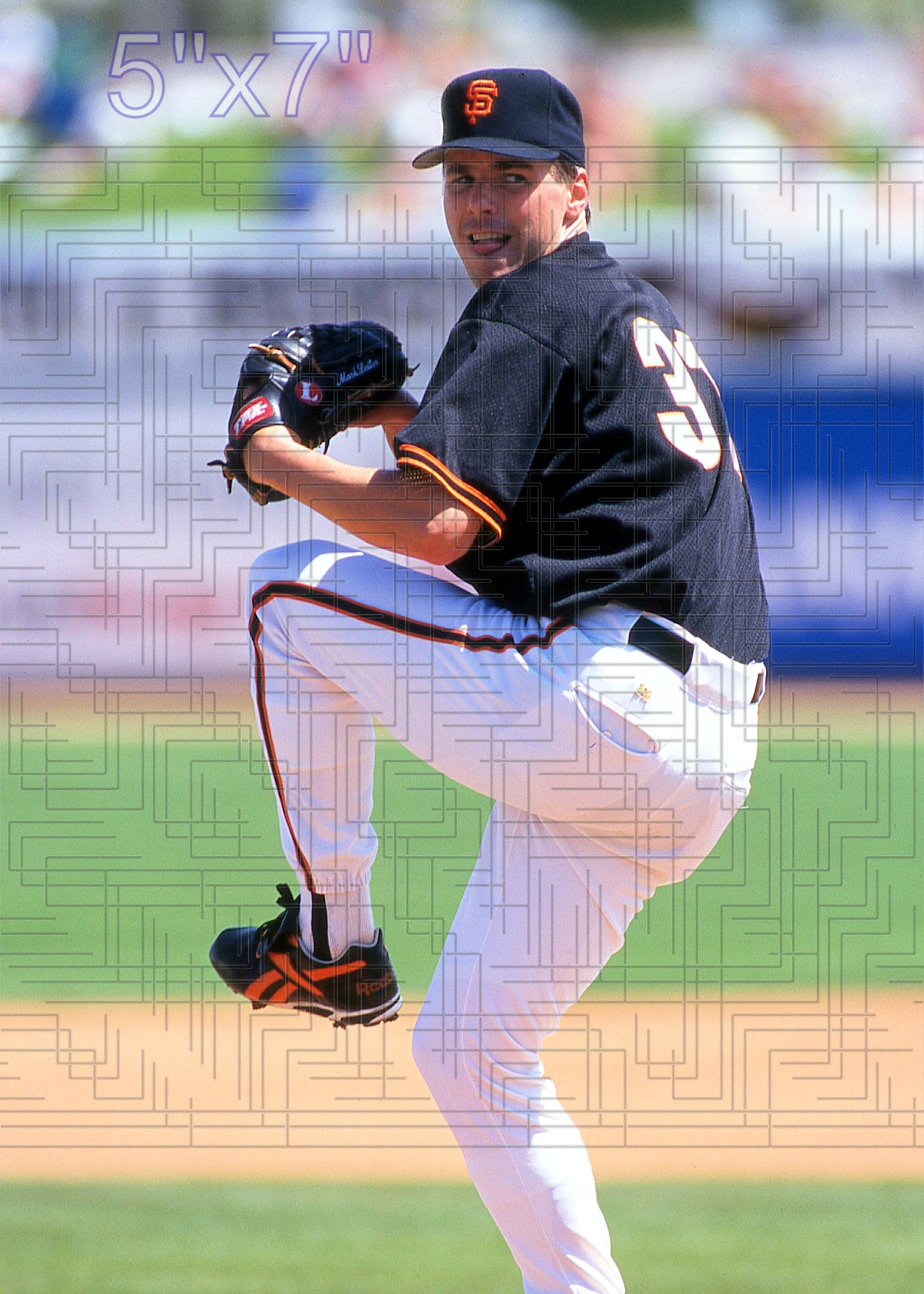 Mark Leiter - 1996 San Francisco Giants - choose a size & style