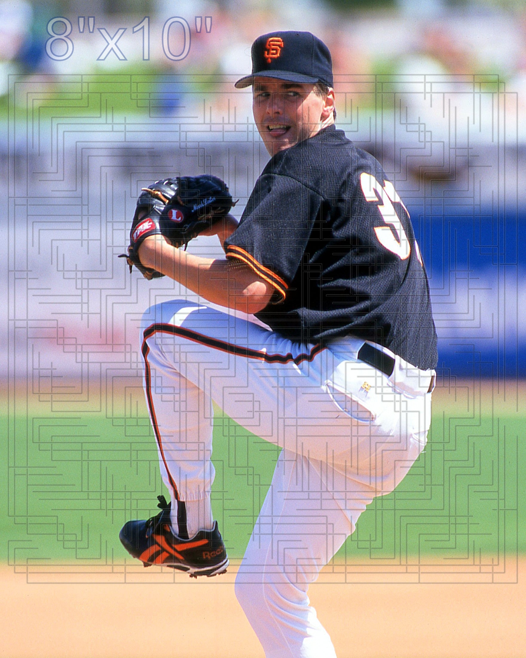 Mark Leiter - 1996 San Francisco Giants - choose a size & style