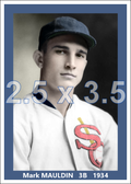 Mark Mauldin - 1934 Chicago White Sox - choose a size & style